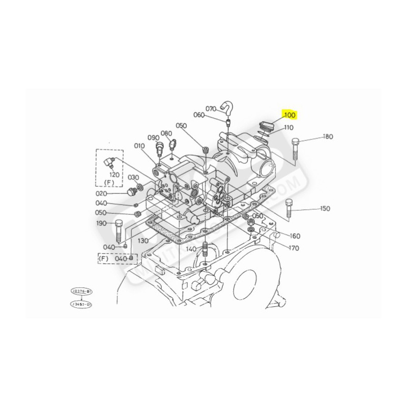 Hydrauliek olie dop origineel Kubota