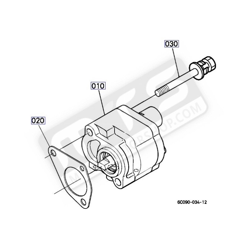 Hydraulic pump original Kubota