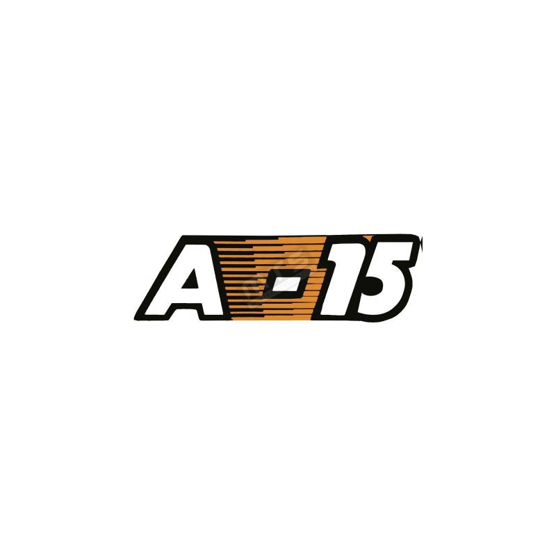 sticker bonnet 1 item Kubota Aste A-15