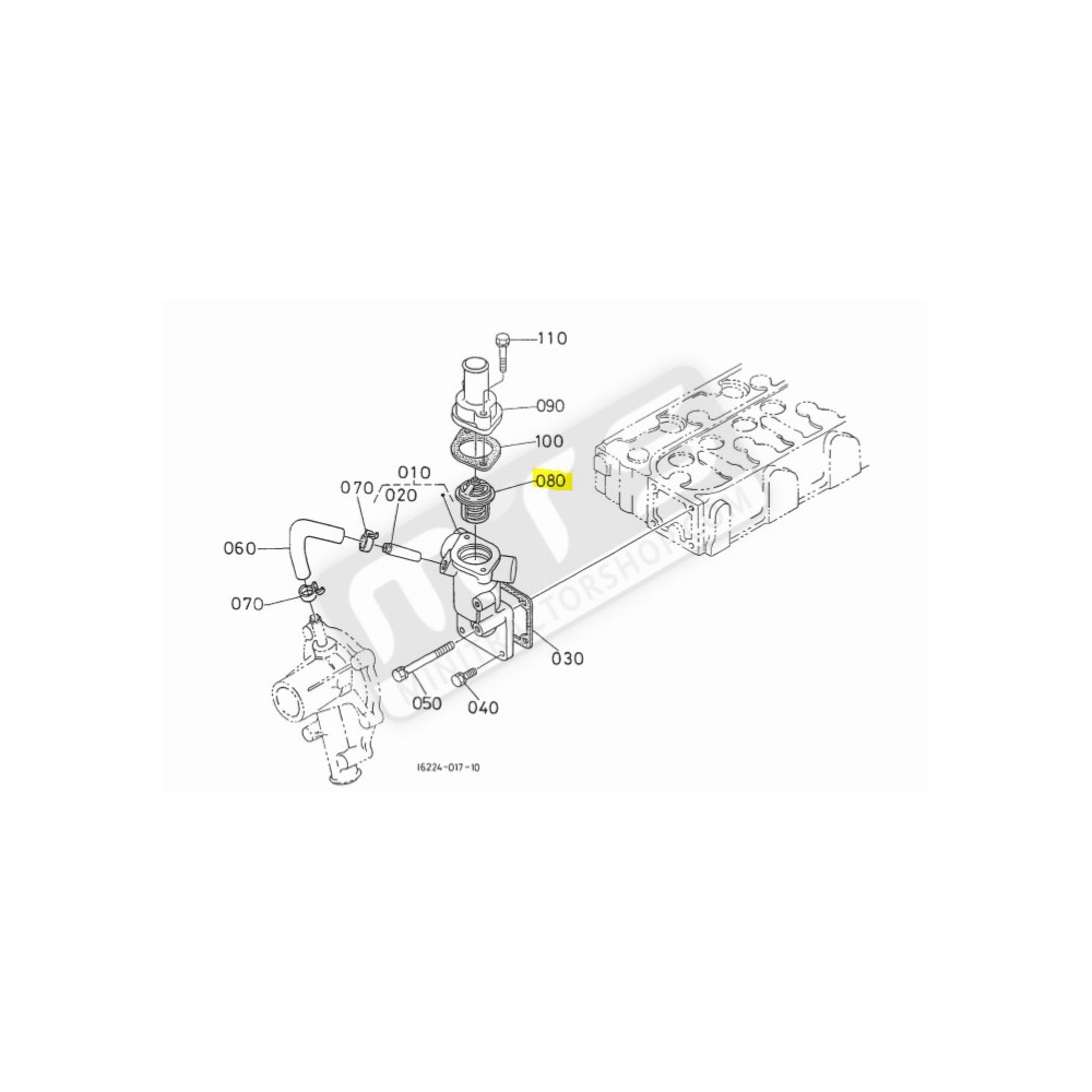 Thermostat Original Kubota