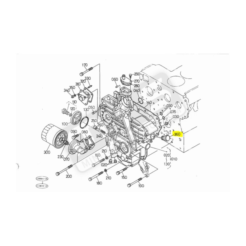 ölkappe motor original Kubota